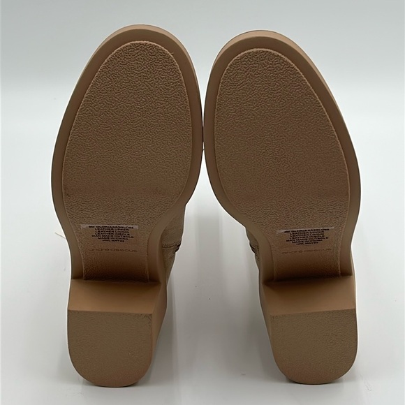 2105- André Assous Suede Ankle boots Beige Water Resistant Size 9 NWT - Picture 7 of 12